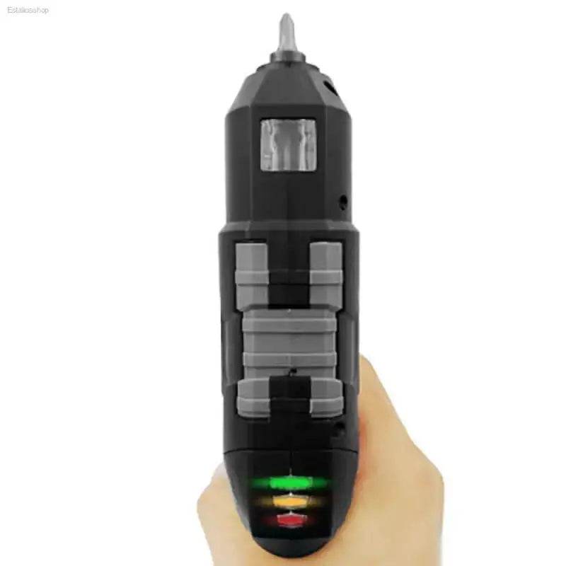Cordless Electric Screwdriver with Adjustable Head and LED Light - Estalios