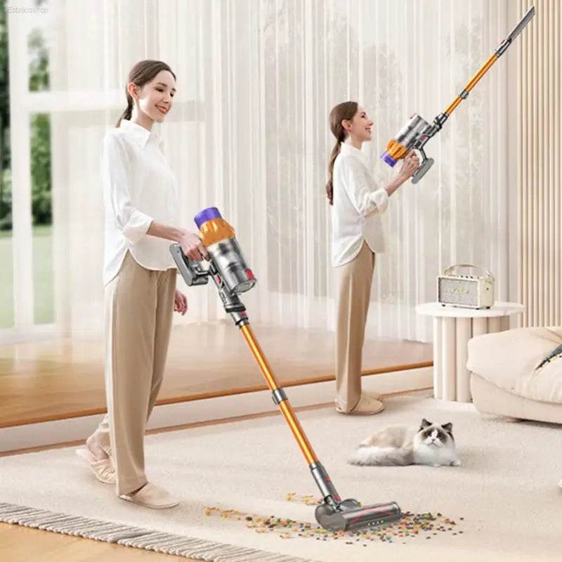 V18 Cordless Vacuum Cleaner - 550W Power, 45000PA Suction, Handheld & Compact Design - Estalios