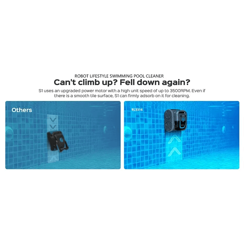 Cordless Robot Swimming Pool Cleaner with APP Control - Estalios