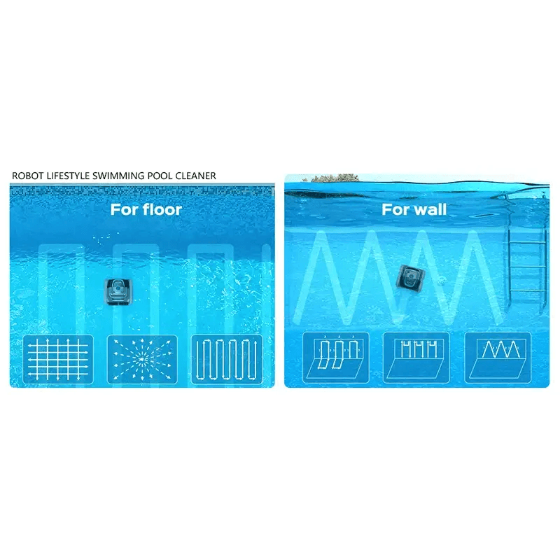 Cordless Robot Swimming Pool Cleaner with APP Control - Estalios