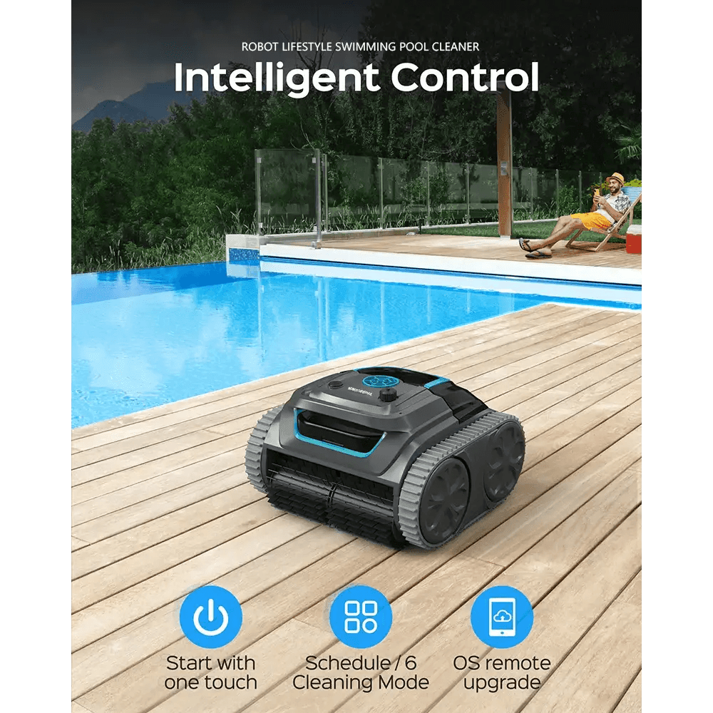 Cordless Robot Swimming Pool Cleaner with APP Control - Estalios