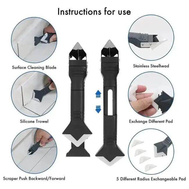 Corner Protectors and Caulking Tool for Easy Gluing - Estalios