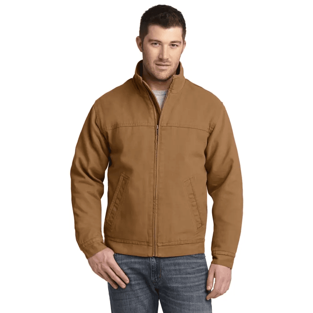 CornerStone Washed Duck Cloth Flannel-Lined Work Jacket CSJ40 - Durable Warmth for All Conditions - Estalios