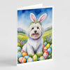 Hop Into Easter with Dog Greeting Cards! Tulear Easter Egg Hunt Fun! **product Description** Spread Easter Cheer with these Adorable Watercolor Easter Dog Greeting - Estalios