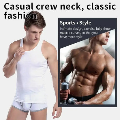 Men’s Cotton Vest Fitness Gear set featuring a pure cotton vest and comfy underwear