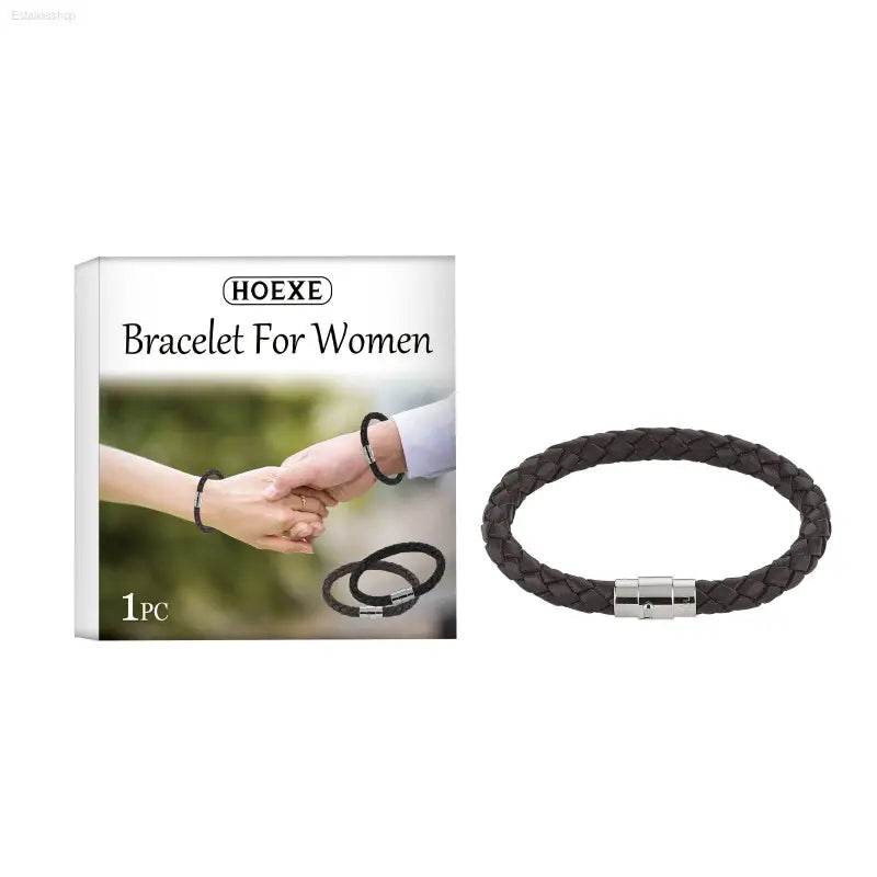 Couple Bracelet, PU Leather Woven Fashion Accessories - Estalios