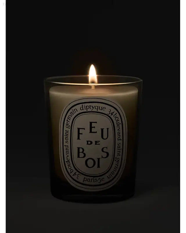 🔥 Cozy Ambiance – Diptyque Feu de Bois Scented Candle | Elegant Aroma for Home & Garden - 6.5 oz