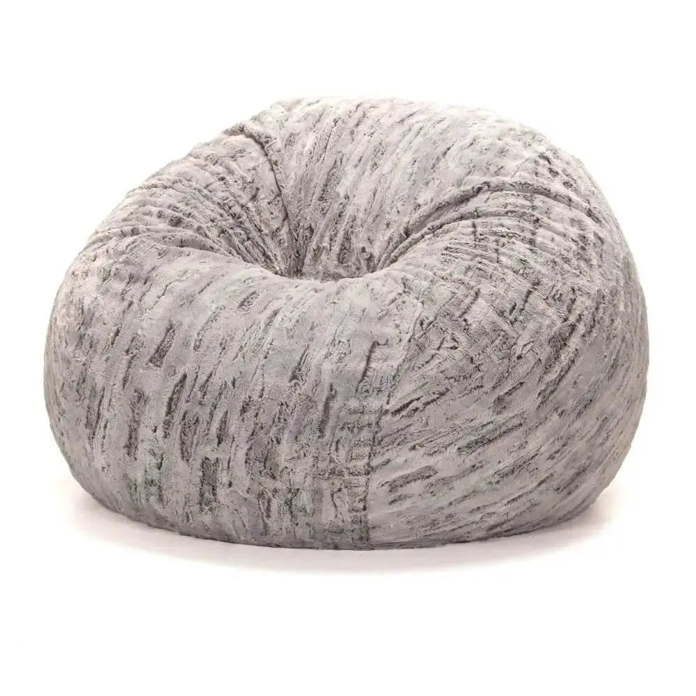 Cozy Chic Faux Fur Beanbag Chair with Luxe Comfort for Stylish Home Lounging