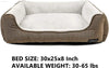 Durable Square Dog Bed - Machine Washable, Comfortable for Medium Dogs