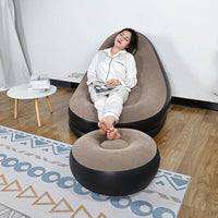 Float Away on Cloud Nine: Inflatable Lounge Set! - Estalios