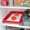 Creative Reusable Food Storage Tray - 2 Trays for Fridge - Estalios