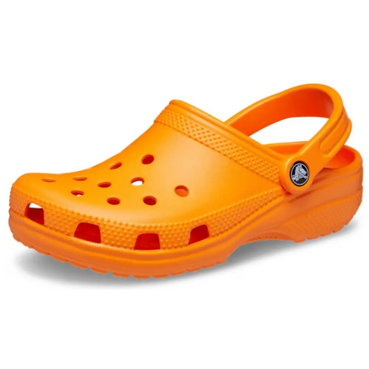 Orange Croc shoe from Crocs Unisex Adult Classic Clog with iconic comfort