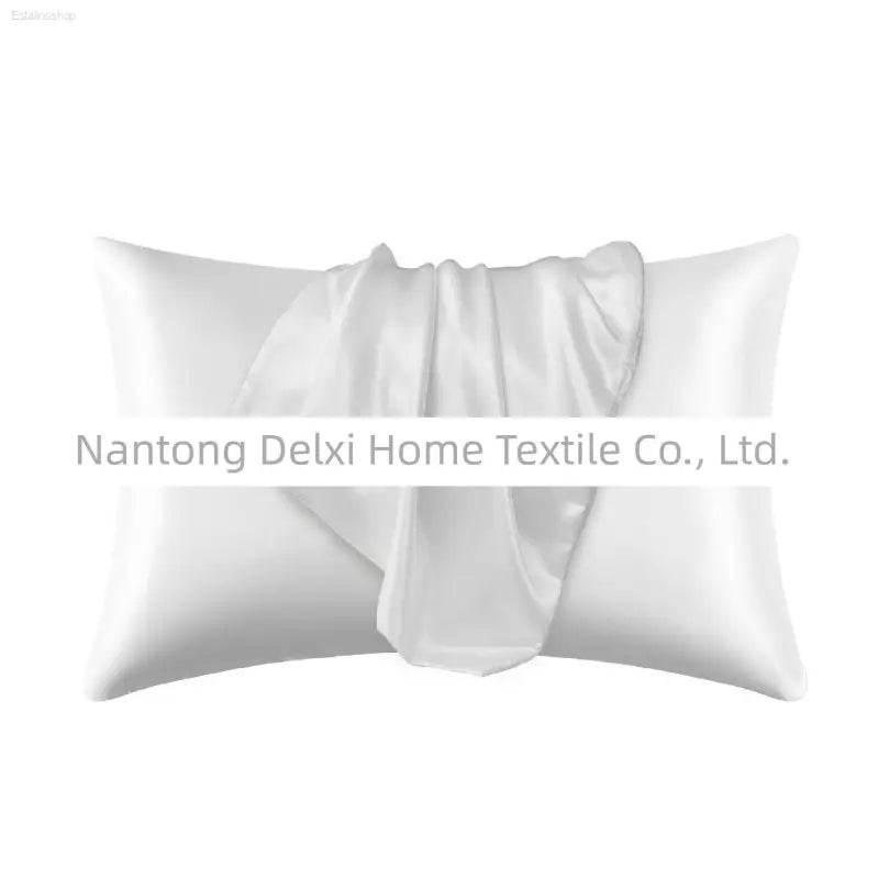 Cross-Border Foreign Trade Pure Color Silk Pillowcase Set - Estalios