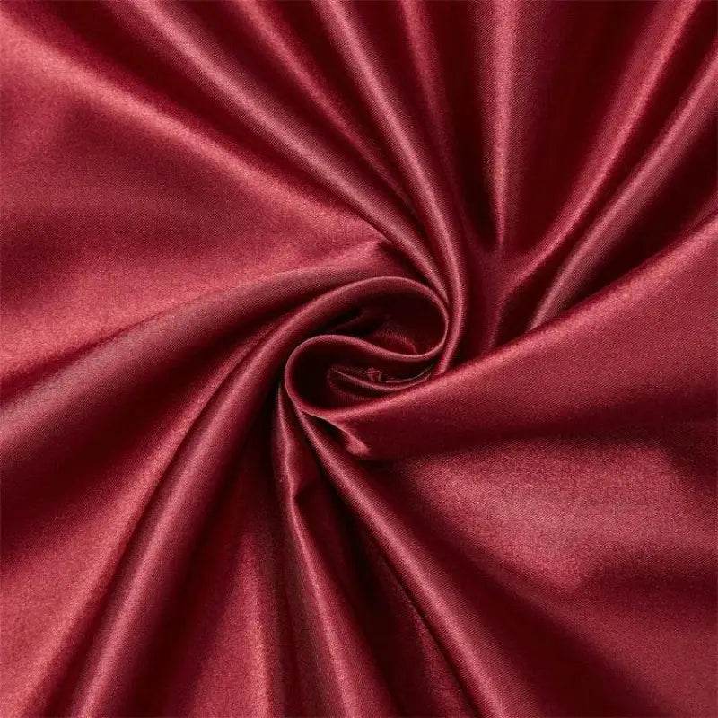 Cross-Border Foreign Trade Pure Color Silk Pillowcase Set - Estalios
