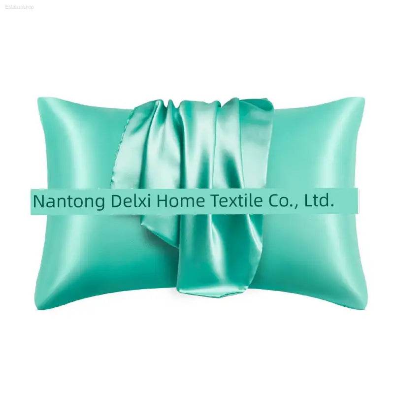Cross-Border Foreign Trade Pure Color Silk Pillowcase Set - Estalios