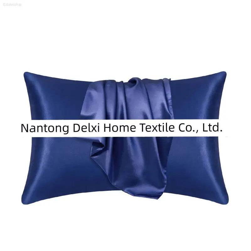 Cross-Border Foreign Trade Pure Color Silk Pillowcase Set - Estalios