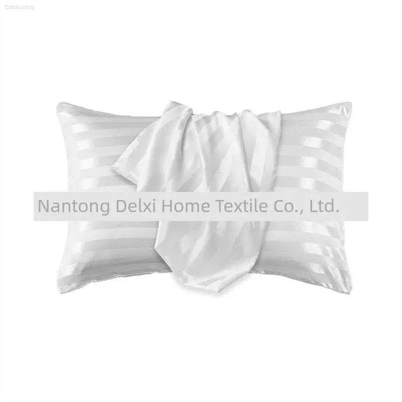 Cross-Border Foreign Trade Pure Color Silk Pillowcase Set - Estalios