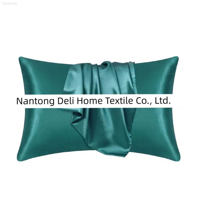 Cross-Border Foreign Trade Pure Color Silk Pillowcase Set - Estalios
