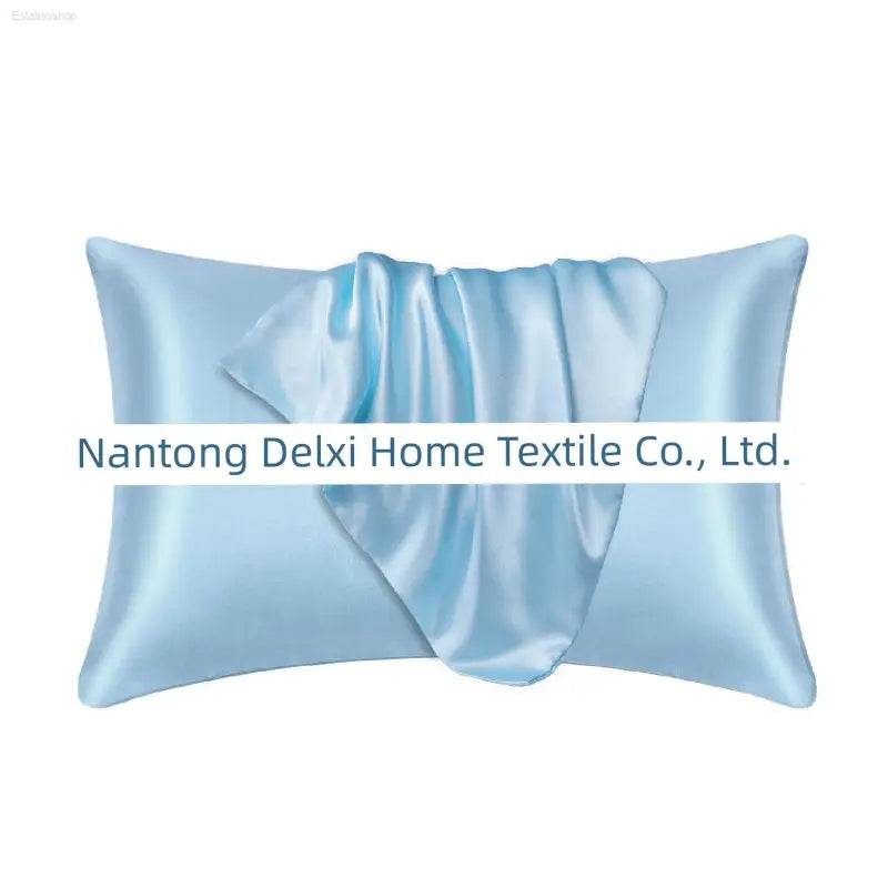 Cross-Border Foreign Trade Pure Color Silk Pillowcase Set - Estalios