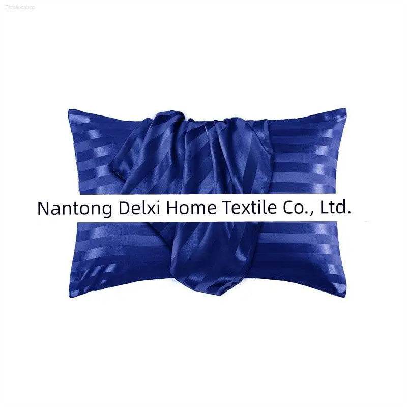 Cross-Border Foreign Trade Pure Color Silk Pillowcase Set - Estalios