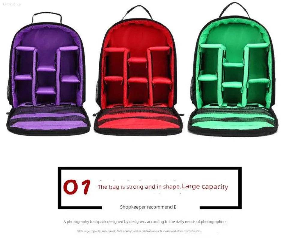 Cross-Border New Arrival Waterproof Camera Bag for Outdoor Use - Estalios