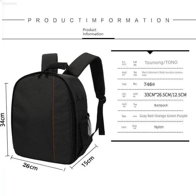 Cross-Border New Arrival Waterproof Camera Bag for Outdoor Use - Estalios