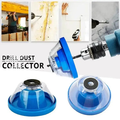 Blue drill dust collector for efficient cleanup with the Electric Hammer Drill