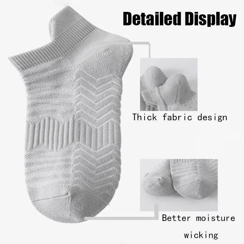 Unleash Your Inner Athlete with Gray Ankle Socks! Elevate your game with our Gray Ankle Athletic Socks, designed for peak performance and ultimate comfort - Estalios