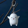 Hauntingly Cute White Ghost Keychain Trio for Whimsical Fun - Estalios