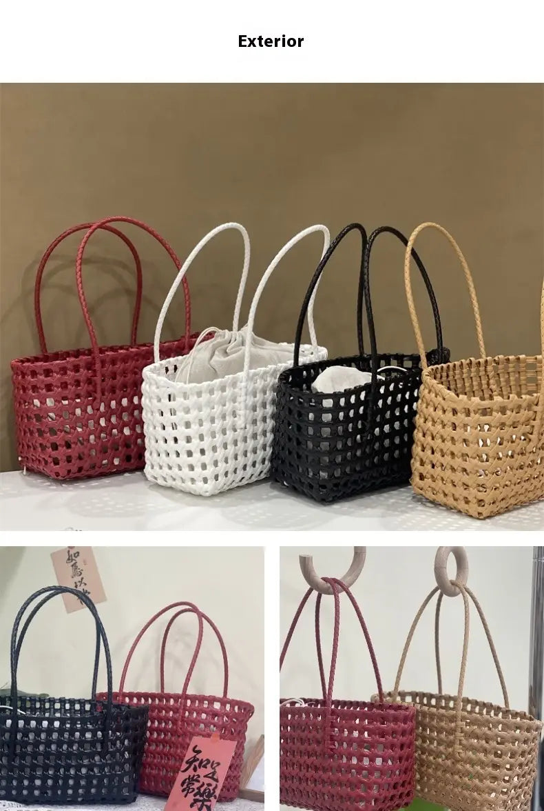 Hollow Out Woven Bag - Popular French Style