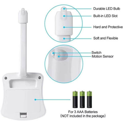 Toilet Seat Smart Motion Sensor Night Light 16 Colors LED Lamp - Estalios