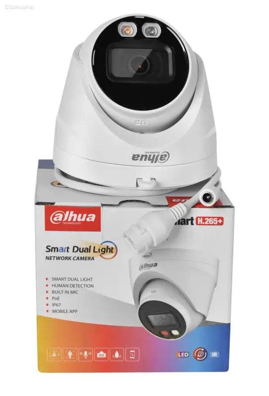 Dahua IP Camera 4MP IPC-HDW1439V-A-IL Smart Dual Light Network Camera IR 30M POE Built-in Mic Human Detection Video Surveillance - Estalios