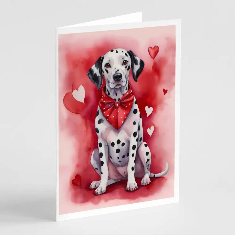Dalmatian Valentine Cheer Cards for Fun-Filled Love - Estalios