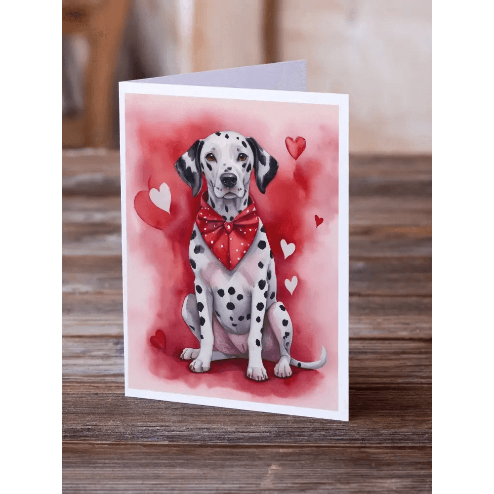 Dalmatian Valentine Cheer Cards for Fun-Filled Love - Estalios