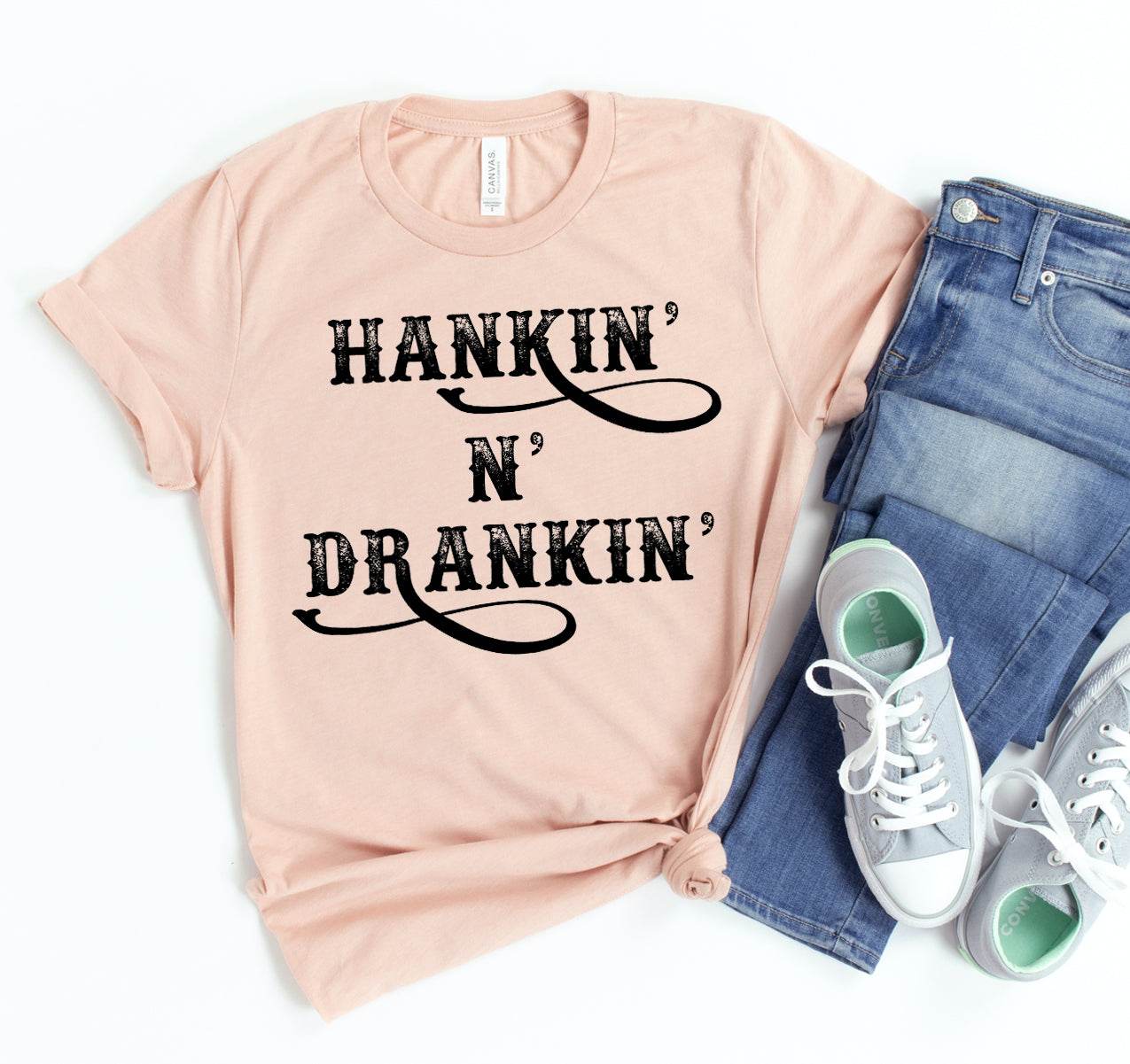 Hankin & Drankin T-Shirt for Unisex Casual Wear - Estalios
