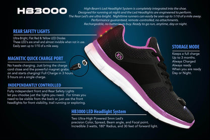 Light Up Night Runner Shoes for Safe Night Runs - Estalios