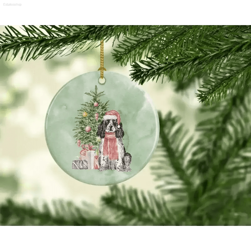 Dazzling Dog Ornament: Paw-some Holiday Cheer! - Estalios