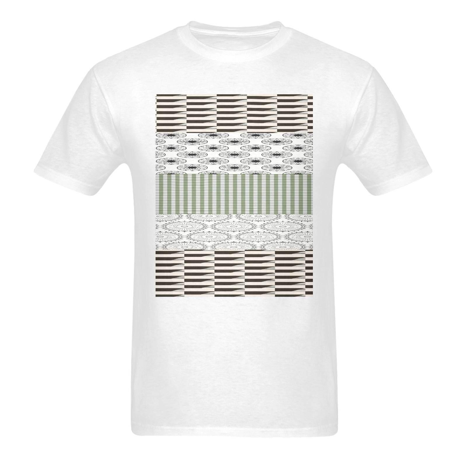 Men Heavy Cotton T-Shirt Front Print Made in USA - Estalios