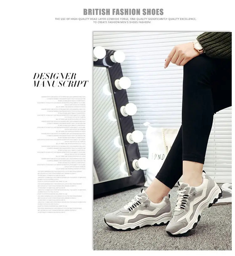 Spring New Low-top Platform Casual Sneaker Women