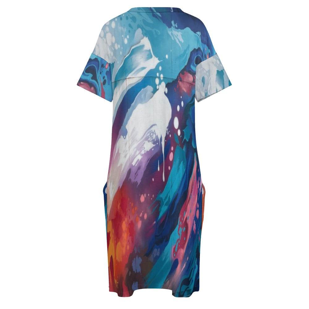 Loose pocket dress - Estalios