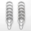 Decorative Rust Proof Stainless Steel Shower Curtain Hooks Set - Estalios
