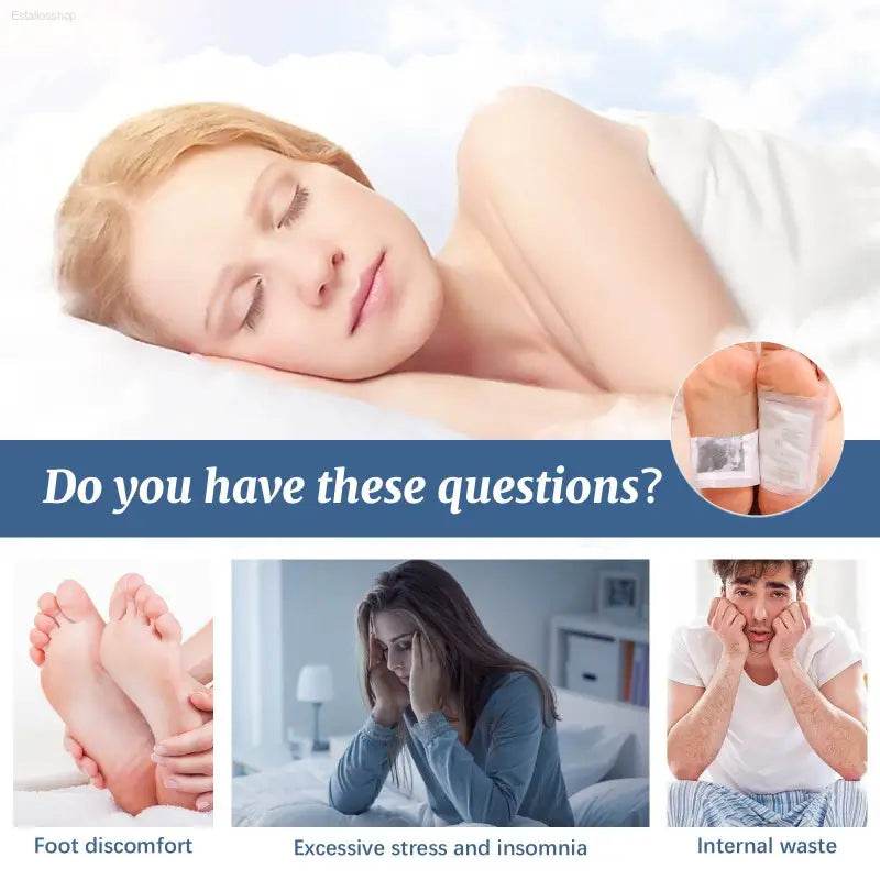 Deep Cleansing Foot Pads to Relieve Stress and Fatigue - Estalios