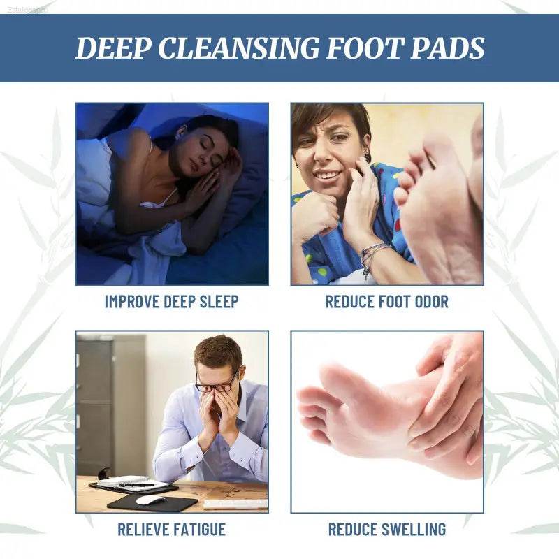 Deep Cleansing Foot Pads to Relieve Stress and Fatigue - Estalios
