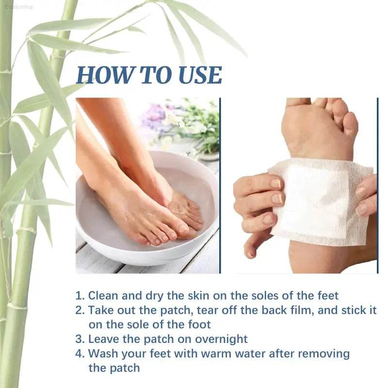 Deep Cleansing Foot Pads to Relieve Stress and Fatigue - Estalios