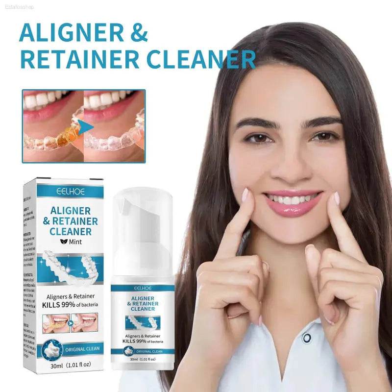 Denture Cleaner for Fresh Breath and Stain Removal - Estalios