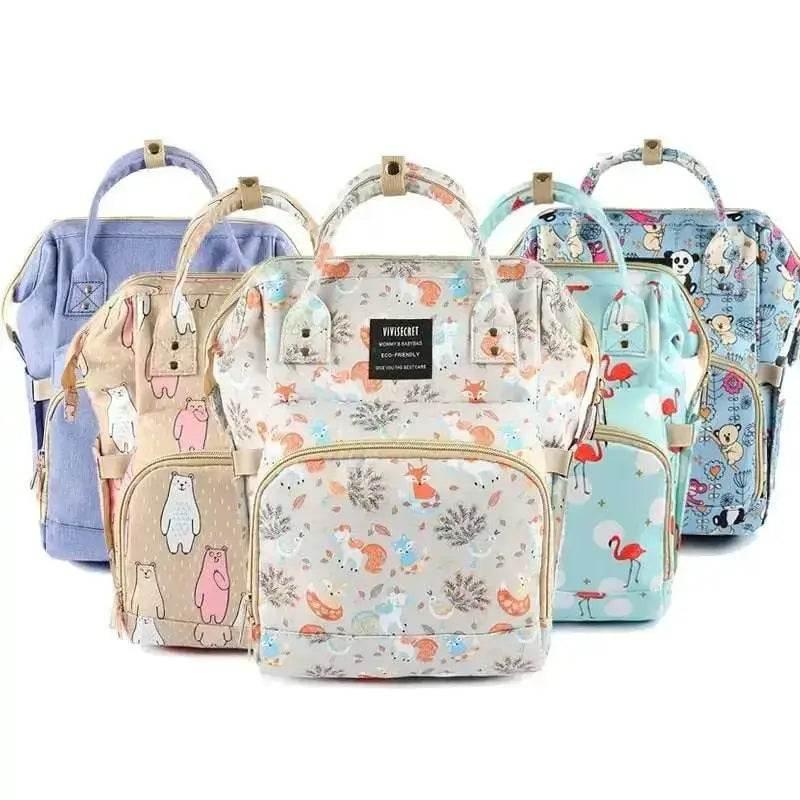 Diaper Bag Backpack For Moms Waterproof Travel Design - Estalios