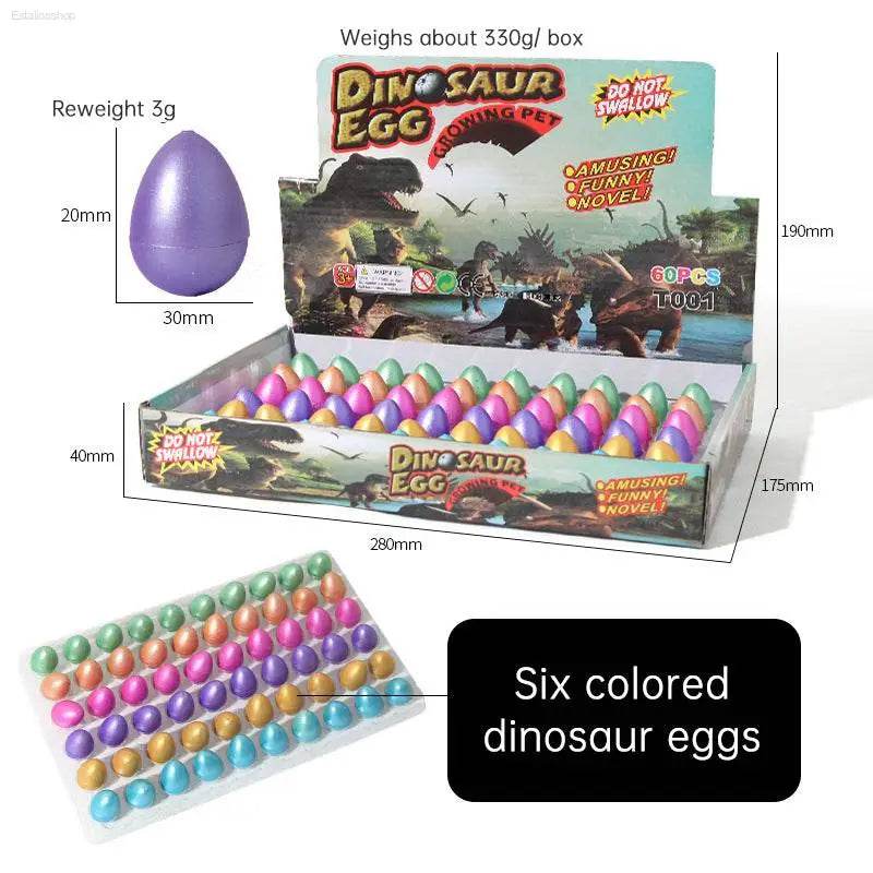 Dinosaur Egg Hatching Toys Soak in Water for Kids - Estalios