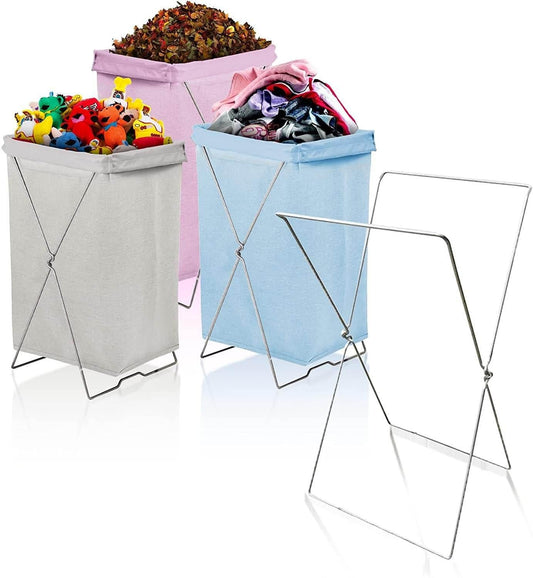 Discover Quality Fashion, Footwear, Handbags, Pet Care, and More 

Hamper Stand 18 x 14 x 32 X-Frame Portable Folding Bag Holder Stand - Estalios