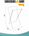 Discover Quality Fashion, Footwear, Handbags, Pet Care, and More 

Hamper Stand 18 x 14 x 32 X-Frame Portable Folding Bag Holder Stand - Estalios
