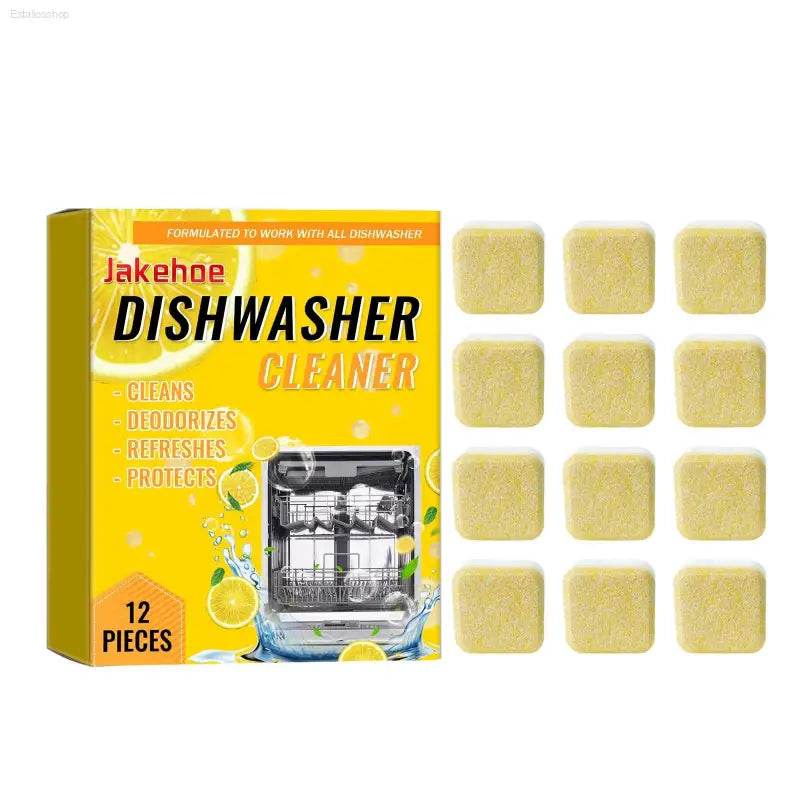 Dishwasher Clean Effervescent Tablets For Heavy Oil Stain - Estalios